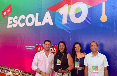 São José da Laje: Prefeito Rodrigo Valença assina termo de adesão do Programa Escola 10
