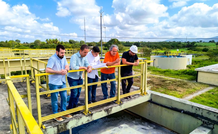 Especialista faz visita técnica à principal estação de tratamento do Sertão