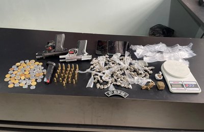 PM-AL apreende 25 armas e 12 quilos de drogas em uma semana