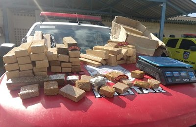 Polícia Militar apreende mais de 80kg de maconha na região metropolitana de Maceió