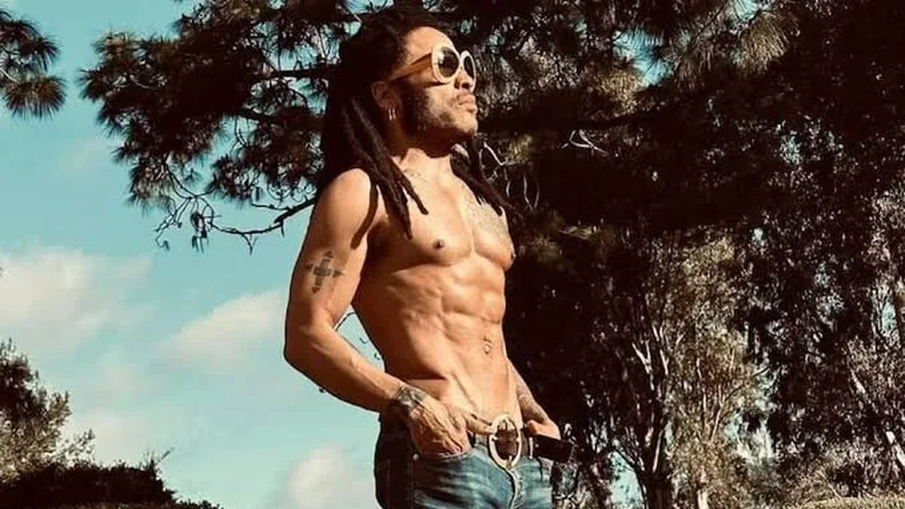 Lenny Kravitz revela segredo do corpão aos 62 anos e por que malha de calça jeans