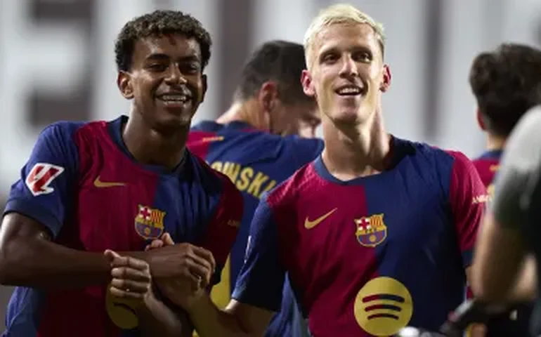 Barcelona vira contra o Rayo Vallecano e lidera o Espanhol com 100% de aproveitamento