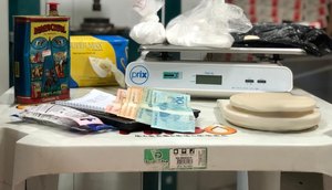 Material usado na fabricação das drogas em Lagarto