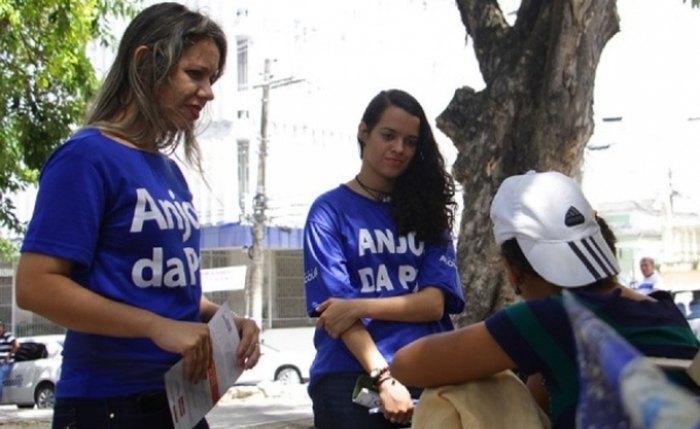 Anjos da Paz realizam visitas para acolher dependentes químicos. Foto: Ascom Seprev