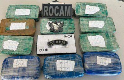 Guarnições do 3º BPM apreendem quase 12 kg de drogas durante ação em Arapiraca