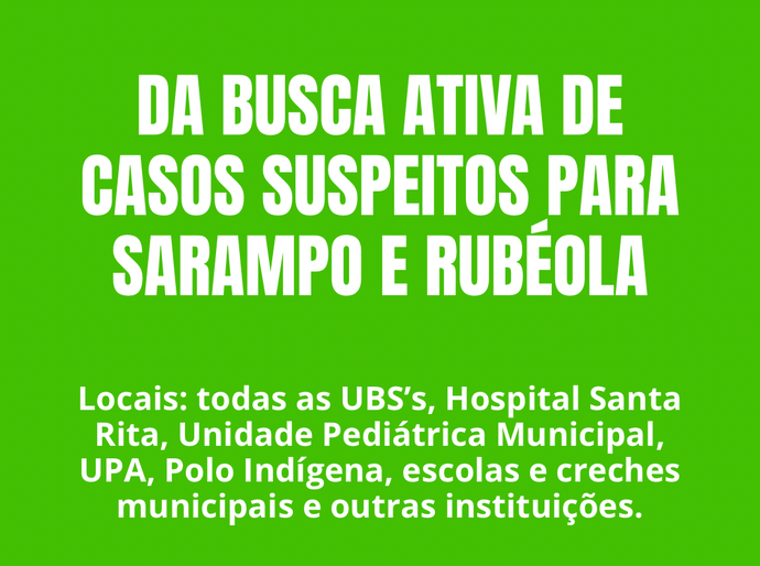 Secretaria de Saúde realiza DIA D contra a Influenza na quarta (28) em Palmeira