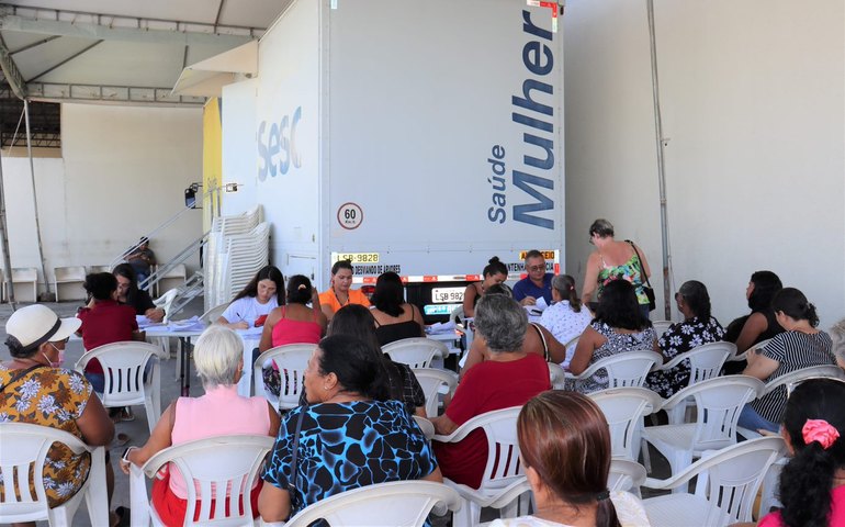 Sesc Saúde Mulher realiza agendamentos de exames gratuitos de citologia e mamografia