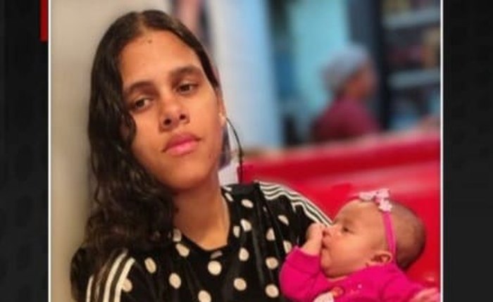 Corpo de Crislaine Gomes, de 19 anos, foi achado em região de mata, mas a bebê Celine Raíssa permanece desaparecida Corpo de Crislaine Gomes, de 19 anos, foi achado em região de mata, mas a bebê Celine Raíssa permanece desaparecida