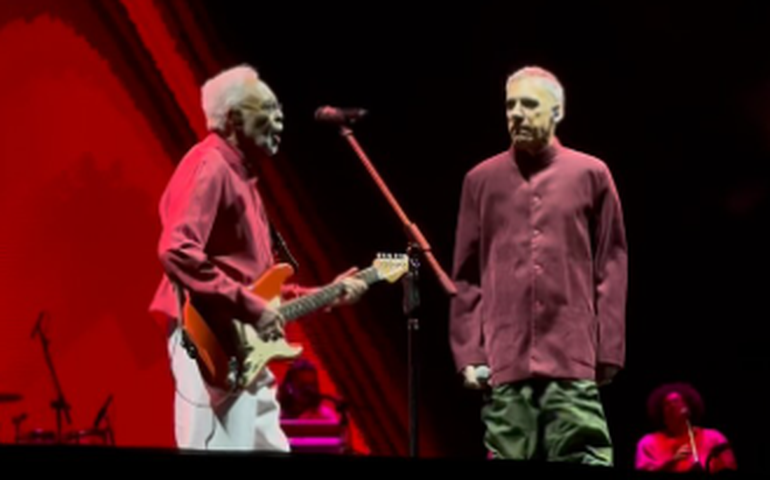 Gilberto Gil canta com Sandy e Arnaldo Antunes em 2ª noite da turnê de despedida em SP