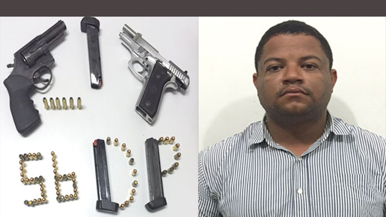 PC prende dois acusados de porte ilegal e apreende armas e munições no Agreste