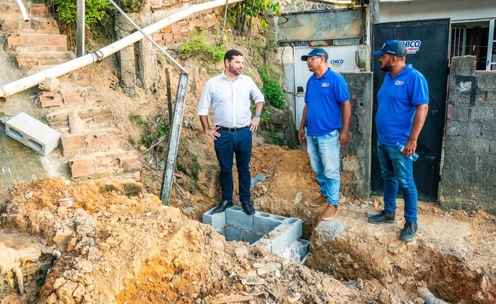 Vereador Chico Filho vistoria obras