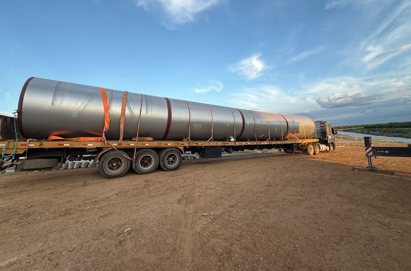 Chegada de tubos marca início da ampliação do bombeamento do Eixo Norte do PISF