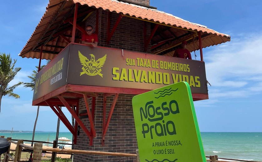 Nossa Praia: Parceria entre projeto do IMA e Corpo de Bombeiros reforça segurança e conscientização no verão