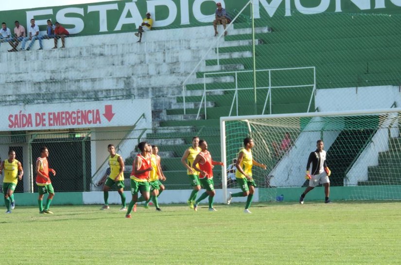 Coruripe finalizou preparativos para o primeiro jogo da semifinal contra o CRB