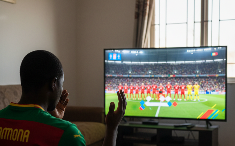 Torcedor camaronês faz bênção e Leões Indomáveis vencem