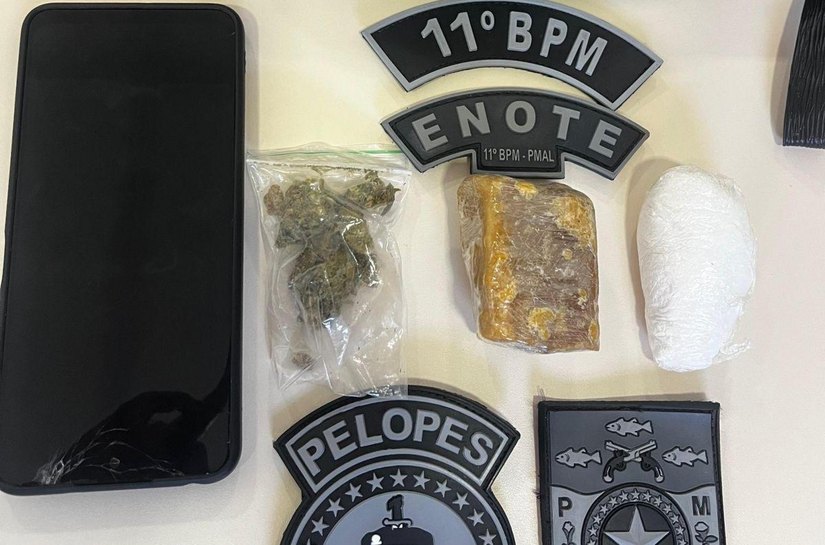 Polícia Militar apreende mais de 700 gramas de entorpecentes em operações no interior