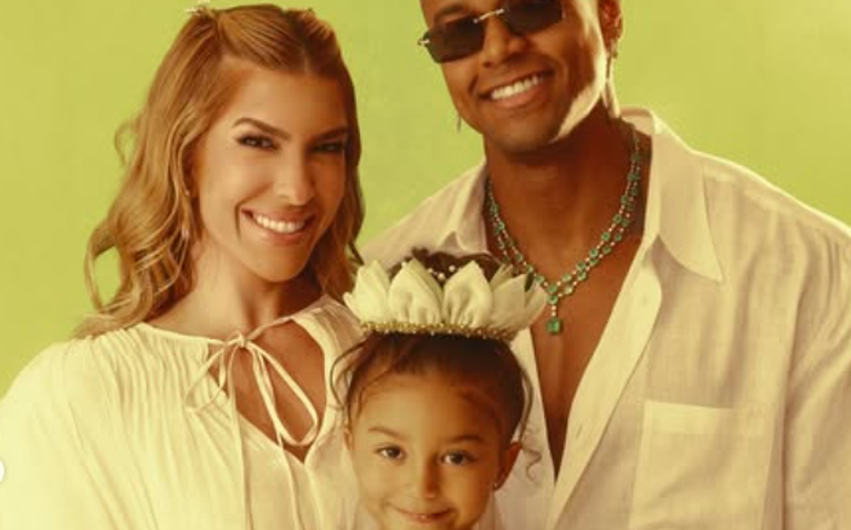 Léo Santana e Lore Improta comemoram 4 anos da filha Liz com festa da Princesa Tiana