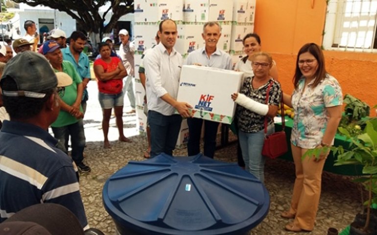 Produtores de Quebrangulo são beneficiados com kits de irrigação para se precaver de estiagem