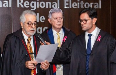 Des. Alcides Gusmão toma posse como presidente do TRE-AL