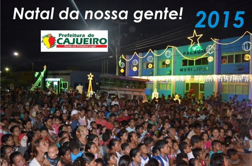 Abertura do Natal de Cajueiro leva luz e alegria aos moradores