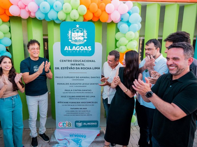 Governador Paulo Dantas inaugura em Anadia mais uma Creche Cria