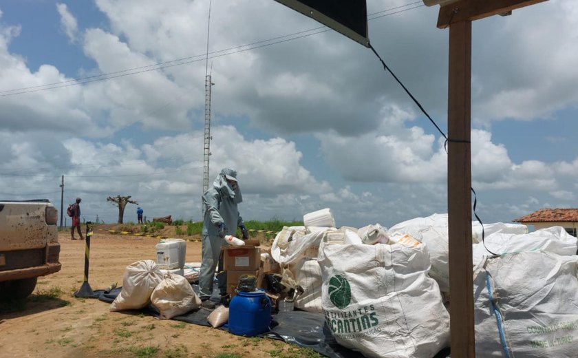 Campanha recolhe mais de 800 embalagens de agrotóxicos no Baixo São Francisco