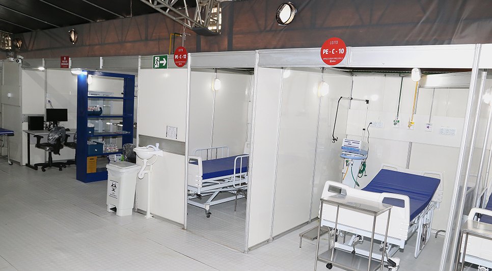 HOSPITAL DE CAMPANHA / Foto: Sérgio Silva
