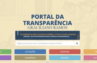 Gastos com a pandemia podem ser acessados no Portal da Transparência
