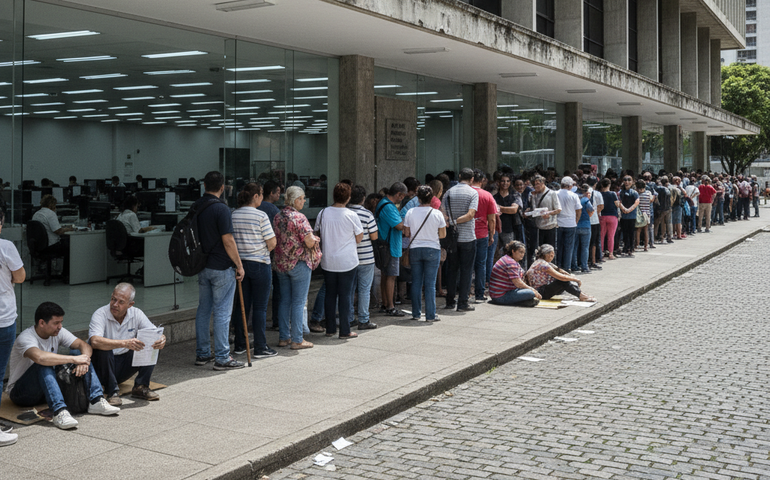 INSS cria fila nacional para análise de benefícios em nova etapa do programa de redução de espera