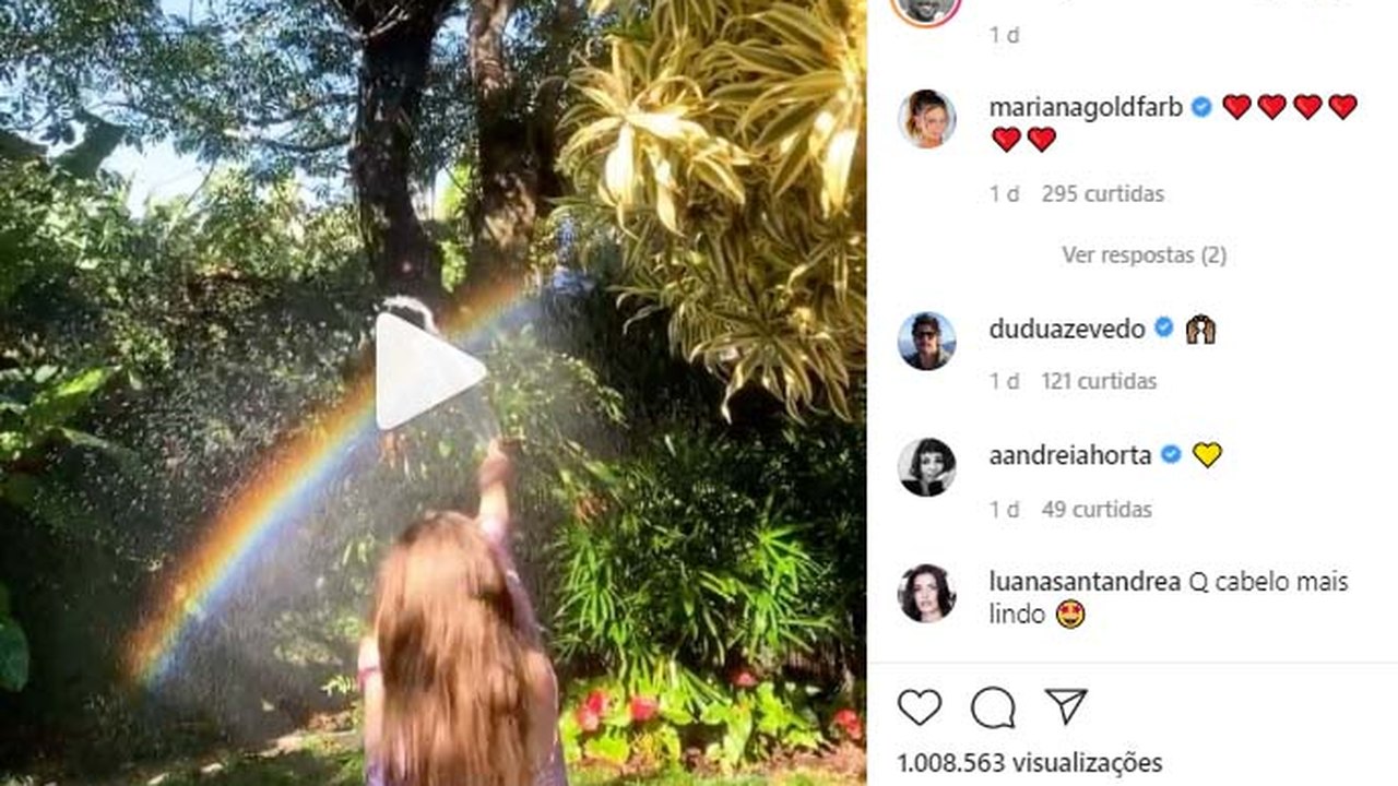 Cauã Reymond publica foto da filha para comemorar quarentena juntos