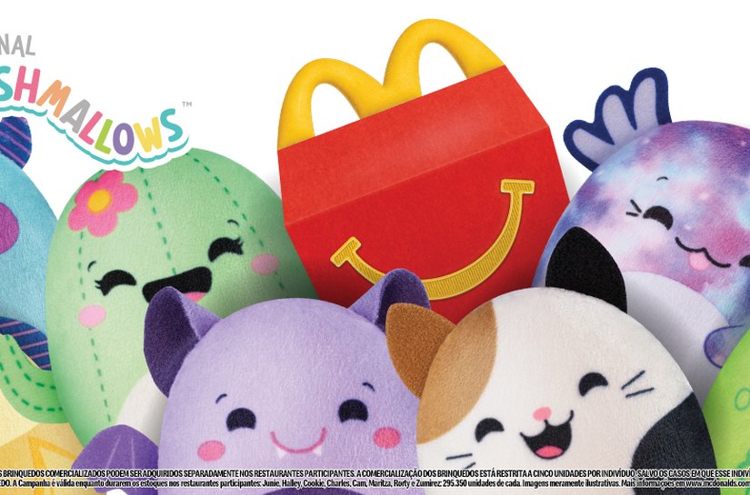 Pelúcias de Squishmallows chegam no McLanche Feliz
