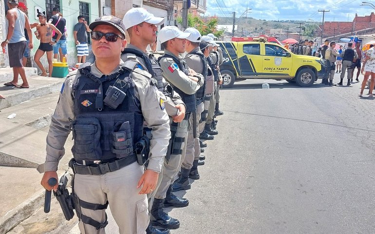 Carnaval: PM reforça segurança na Zona da Mata de Alagoas
