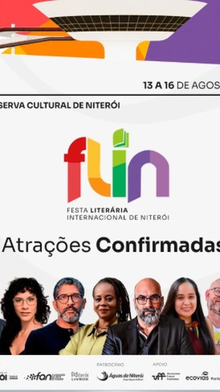 Festa Literária Internacional de Niterói aposta na diversidade e espera receber 30 mil visitantes até domingo