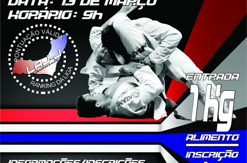 Abertas as inscrições para a primeira etapa do Circuito Alagoano de jiu-jitsu