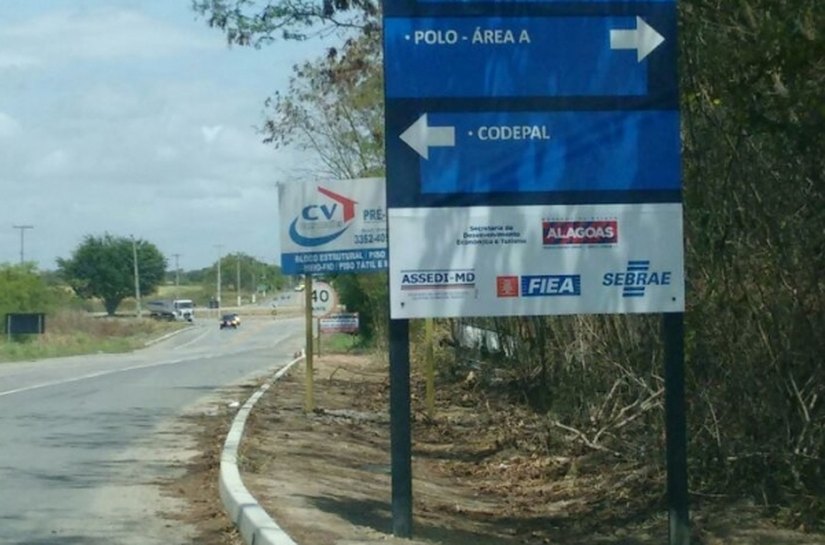 Polo Industrial de Marechal Deodoro ganha nova sinalização