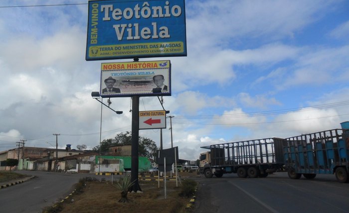 Entrada da cidade de Teotônio Vilela - Foto: Divulgação