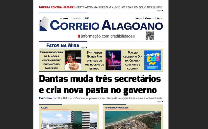 Dantas muda três secretários e cria nova pasta no governo