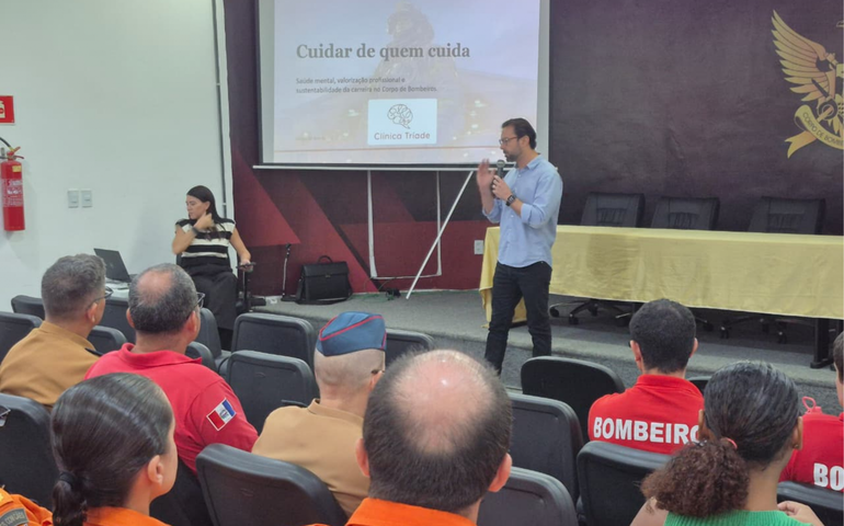 Bombeiros militares participam de ação voltada à saúde mental no ambiente de trabalho