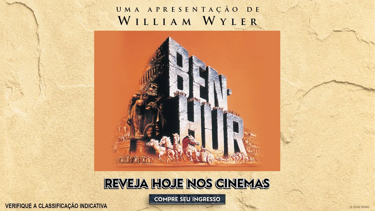 Vencedor do Oscar, clássico 'Ben-Hur' volta hoje aos cinemas