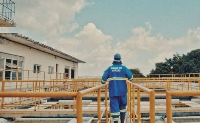 Estação de tratamento da concessionária Águas do Sertão