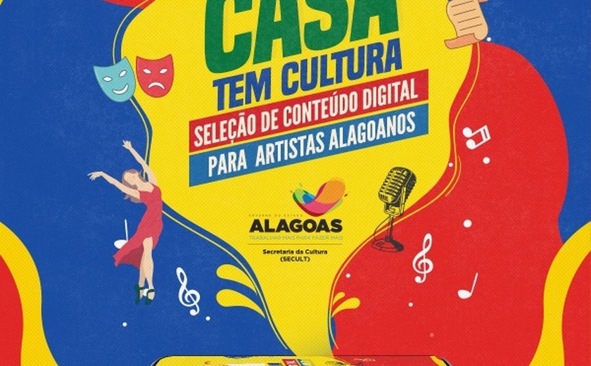 “Festival Dendi Casa Tem Cultura” abre inscrições nesta segunda-feira (20)
