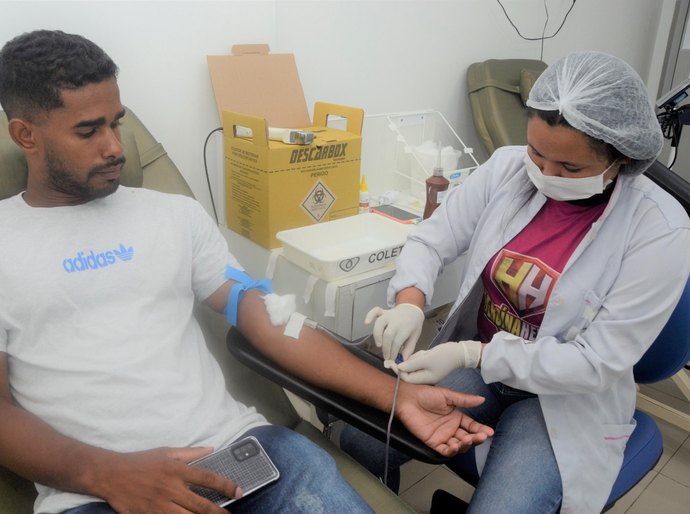 Hemoal inicia mês de julho realizando coleta externa de sangue em Colônia Leopoldina