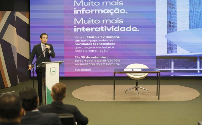 Motta lança programa de modernização da TV Câmara, que prevê maior participação dos cidadãos