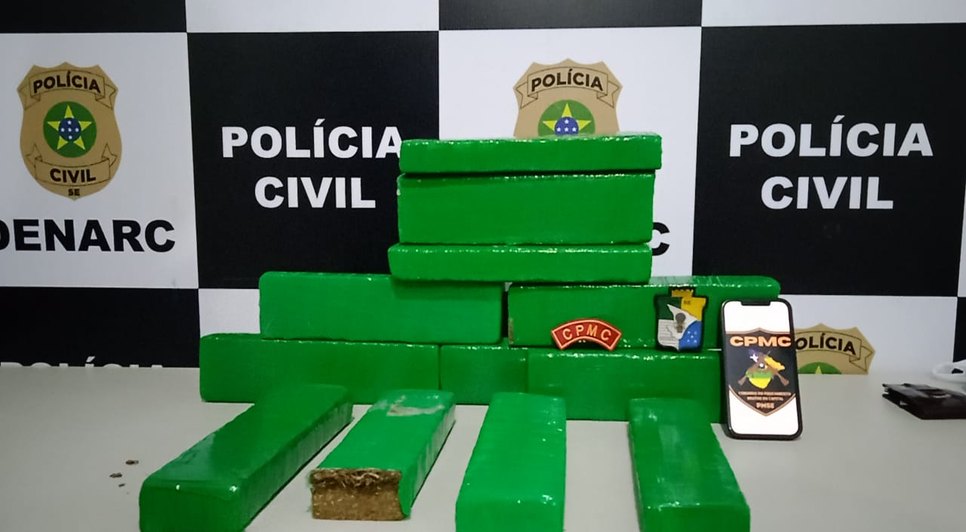 Motorista é preso por transportar 10 kg de maconha em Aracaju