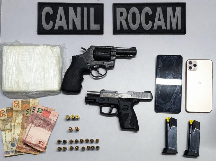PM apreende seis armas de fogo em ações policiais em Arapiraca e Taquarana