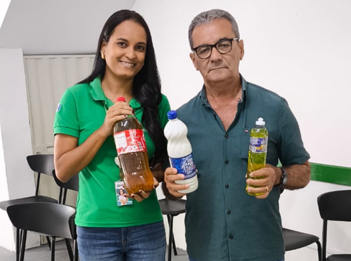 Programa Viver de Renda arrecada mais de 100 litros de óleo usado em Porto Calvo