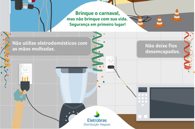 Eletrobras alerta para uso seguro da energia elétrica no carnaval 2018
