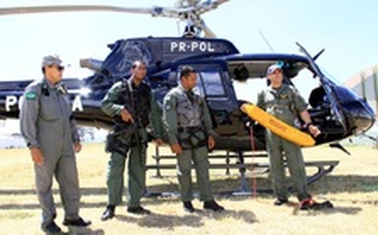 Com apoio de guarda-vidas, patrulhamento aéreo será intensificado nas praias