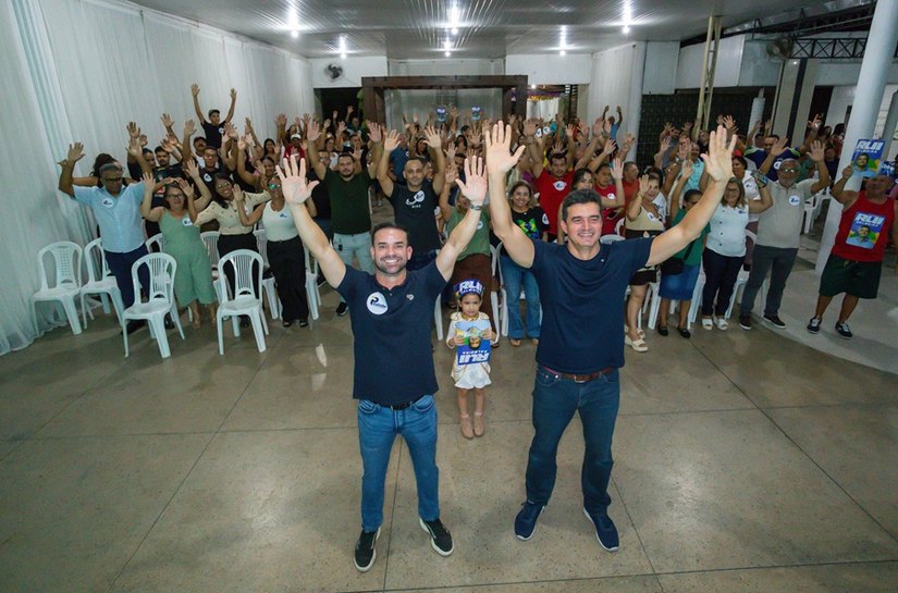 Rui Palmeira reúne apoiadores na parte alta de Maceió e destaca trabalho realizado na região