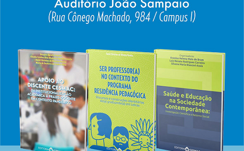 Editora Cesmac lança série de livros marcando celebrações dos 50 anos da Instituição